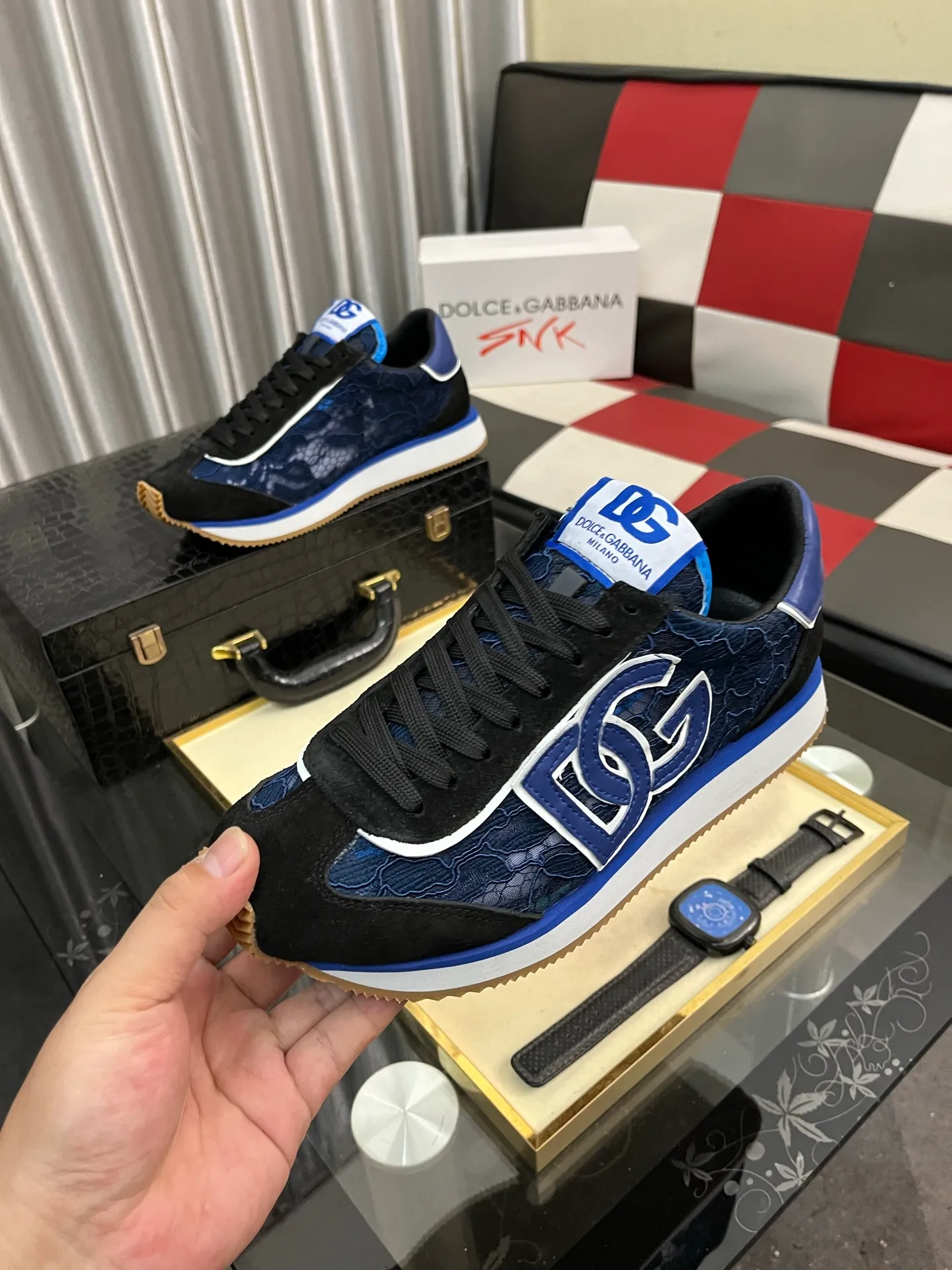 Men's men's shoes 💰438⌚️⌚️【DG～】couple casual shoes 2025z cabinet sales simultaneously 🔶Size: 36-46 #️⃣ 🔷1 color🔜The upper is made of multi-material splicing➕Mesh lining, comfortable and breathable, sole: original comfortable and wear-resistant outsole, ⚠️real thing📱photographed🎬real thing is better📢📢📢